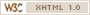 Valid XHTML